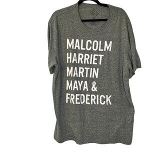 Well Worn Malcolm Harriet Martin Maya and Frederick Grey Shirt Size XXL